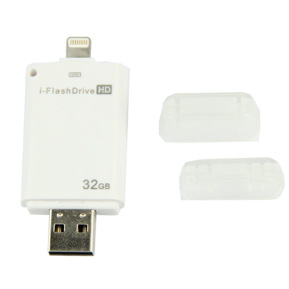 YSTD New USB 16GB/32GB i-Flash Drive U Disk Memory Card Reader Adapter For iPhone5/iPhone 5S/iPhone 5C/iPad4/iPad Air/iPad Mini/iPad Mini2/iPad Touch5/iPhone6/iPad6 (32GB)