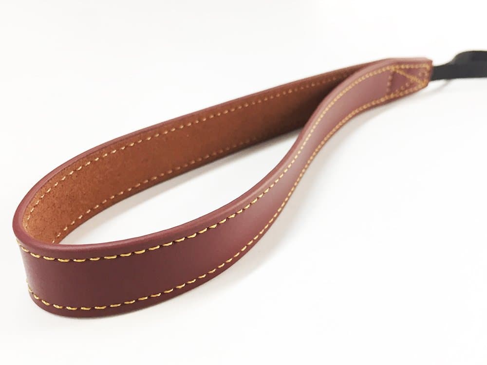 TP Universal Brown Genuine Leather Slim Camera Wrist Straps for All Camera Sony Nex Leica Panasonic Fujifilm Nikon Pentax Samsung