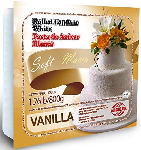 White Flavored Fondant 1.76 Lbs (Strawberry Flavor)