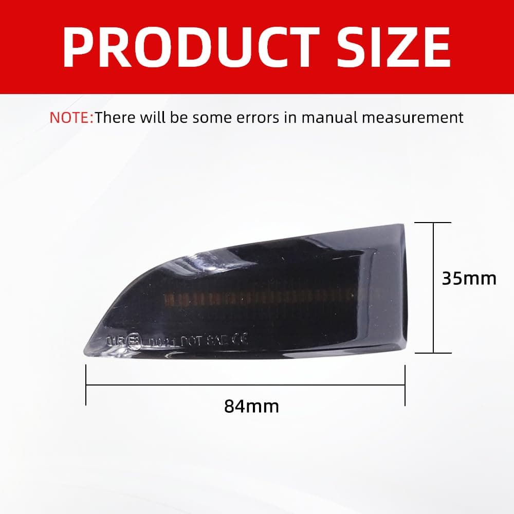Hacreyatu LED Dynamic Sequential Turn Signal Side Mirror Indicator Light For Renault Megane MK3 Laguna III X91 Scenic Fluence Latitude Safrane