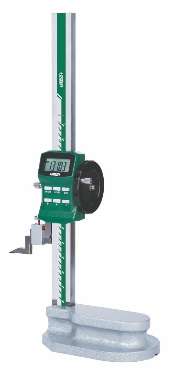 INSIZE 1156-300 Electronic Height Gage with Driving Wheel, 0-12"