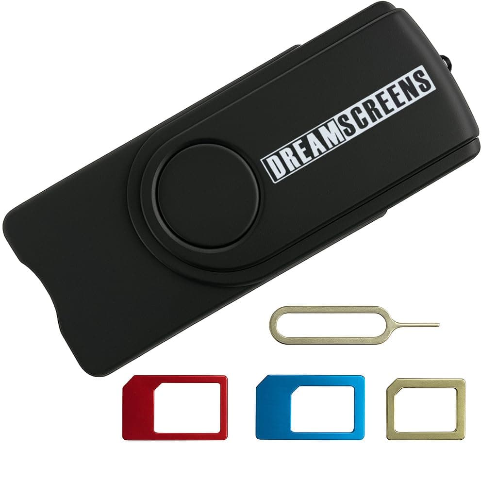 USB SIM Card Reader Multi-Media SD TF MMC with Micro and Nano SIM Adapters and SIM Editing and Text Recovery Software