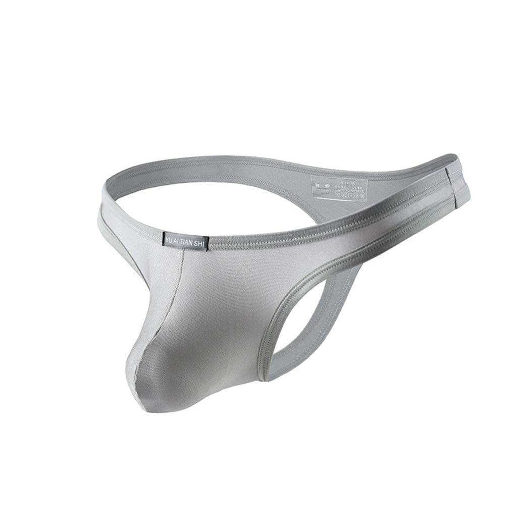 Mens T-Back Thongs Sexy Low Rise G-String Briefs Bulge Pouch Underwear