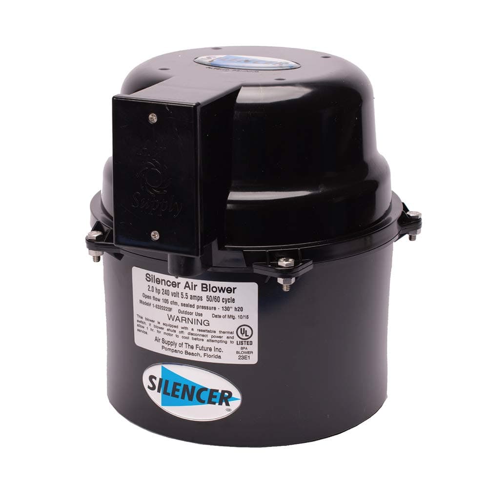 Air SupplySilencer Blower Motor 1.5HP 120V 7.0 AMPS