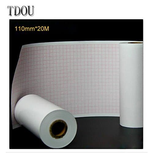 Thermal paper Roll ECG Paper 110mm*20M for CE Marked Digital 12 Leads 3/6 Channel ECG Machine ECG600G Insulation Paper