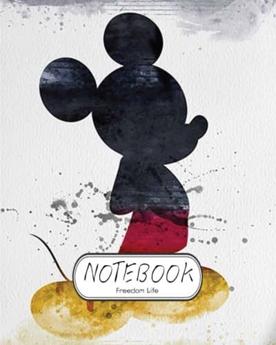 Notebook : Mickey Mouse v.2: Notebook Journal Diary, 120 Lined pages, 8" x 10"