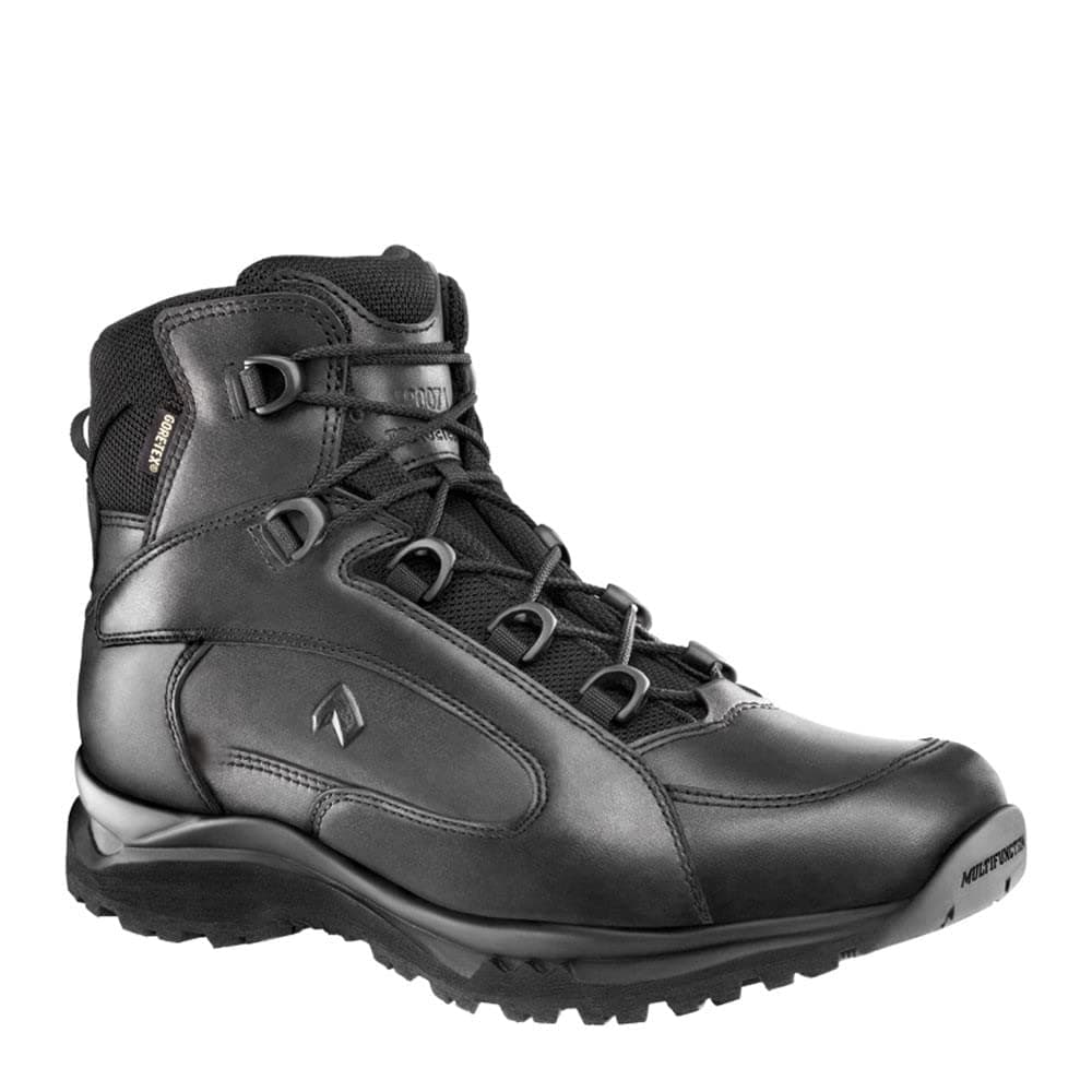 Haix Dakota Mid Black Robust Work Shoes for Use and Leisure