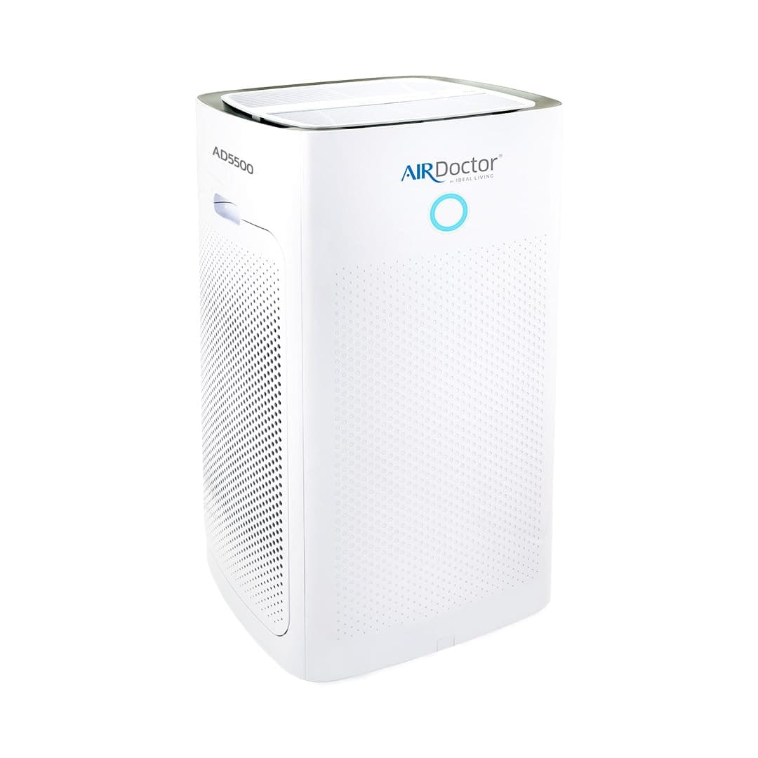 AD5500 HEPA and VOC Air Purifier for Extra Large Spaces & Open Concepts with UltraHEPA, Carbon & VOC Filters - Captures particles 100x Smaller than HEPA Standard (AirDoctor 5500)