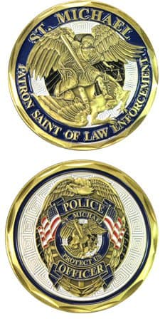 St Michael Challenge Coin