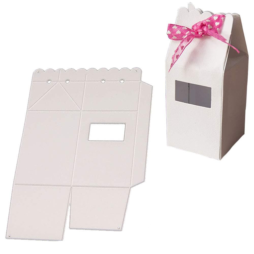 Milk Box Cutting Dies Stencil Metal Template Molds, Embossing Tool Die Cuts for Card Making Album Paper Scrapbooking DIY Etched Dies Craft