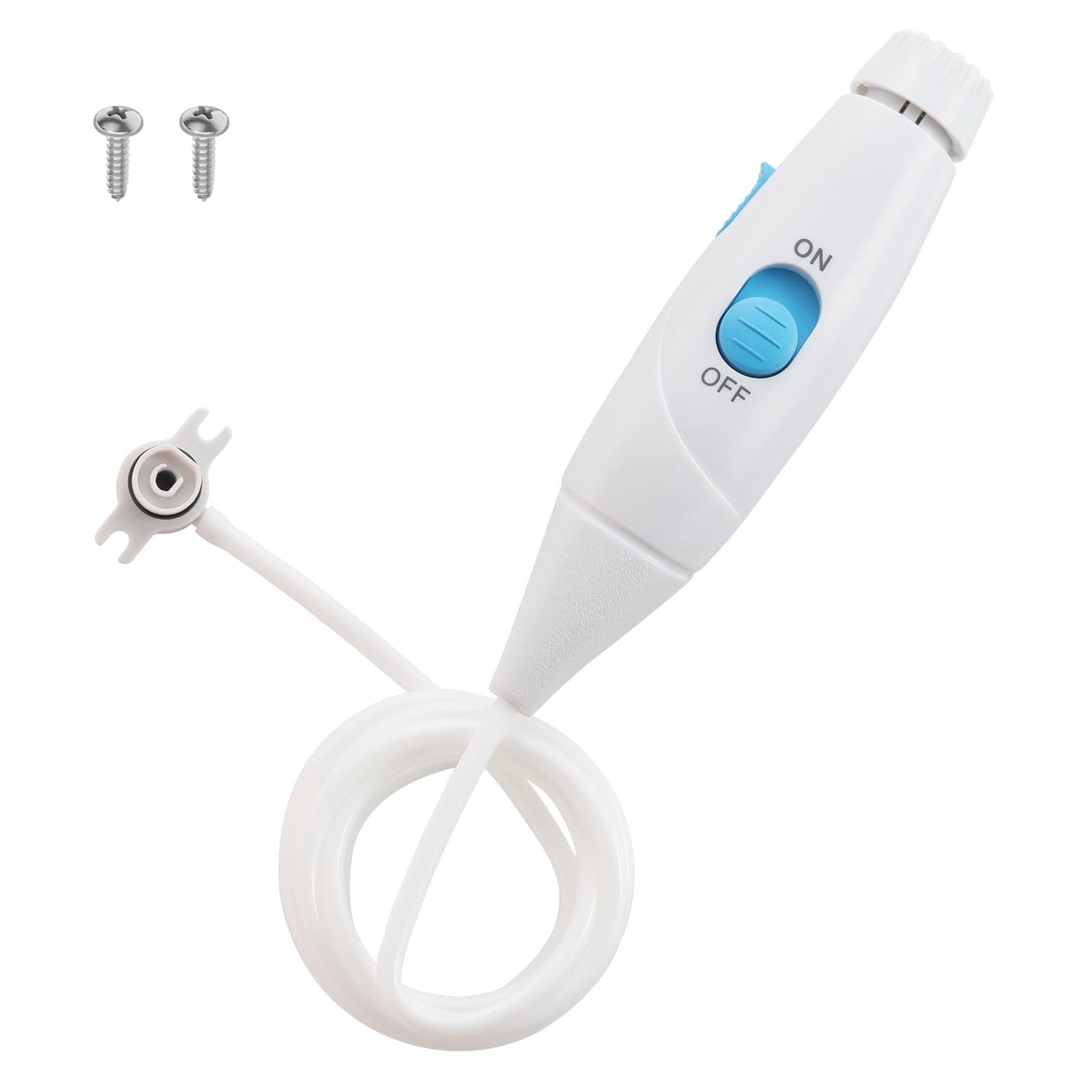 Replacement Hose & Handle Parts for Waterpik Aquarius Water Flosser (WP-660 & WP-670 Series), White