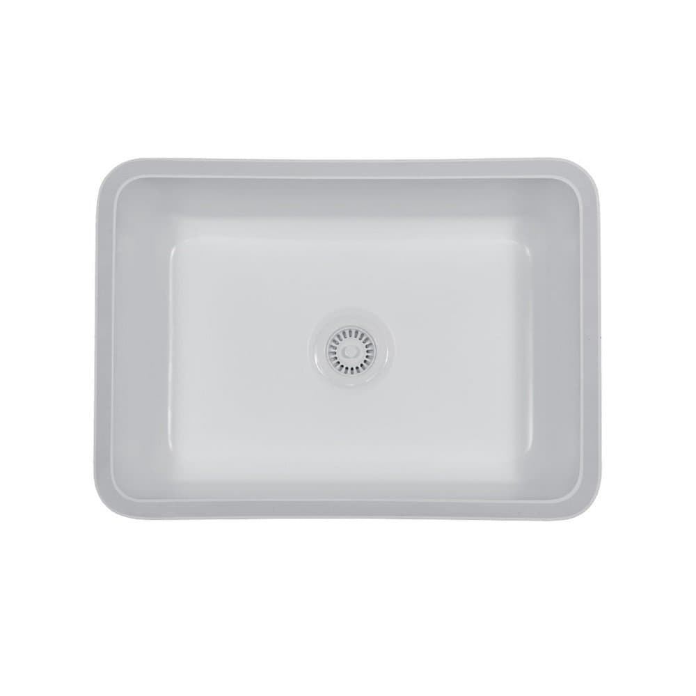 Karran Undermount Acrylic Sinks: Nova-Bisque