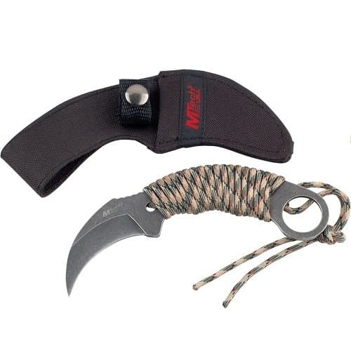 Mtech MT670 Hawk Cord Wrap Karambit Knife