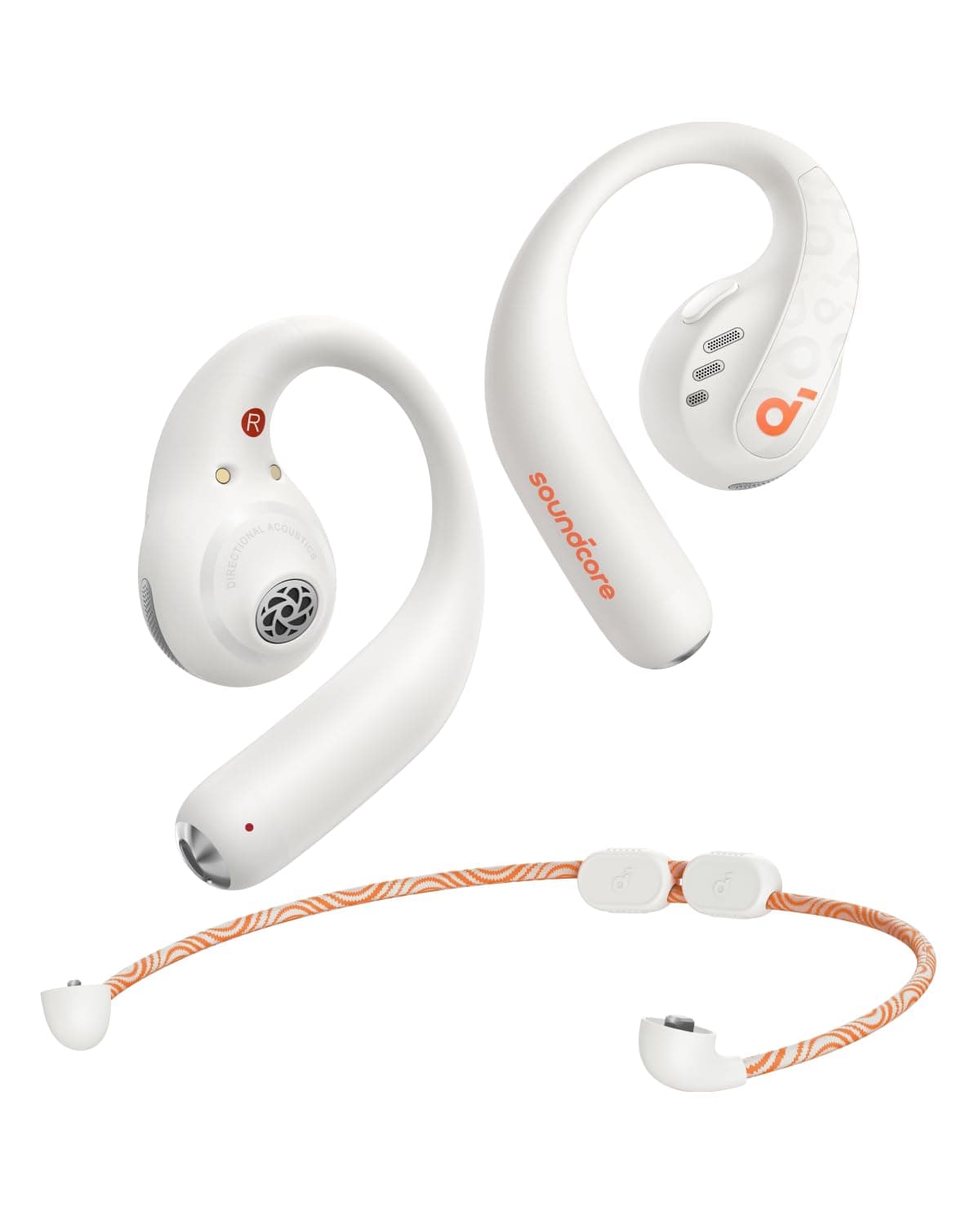 soundcore by Anker AeroFit Pro Open-Ear Headphones, Ultra Comfort, Secure Fit, Ergonomic Design, Rich Sound with LDAC, Bluetooth 5.3, IPX5 Water-Resistant, 46H Playtime