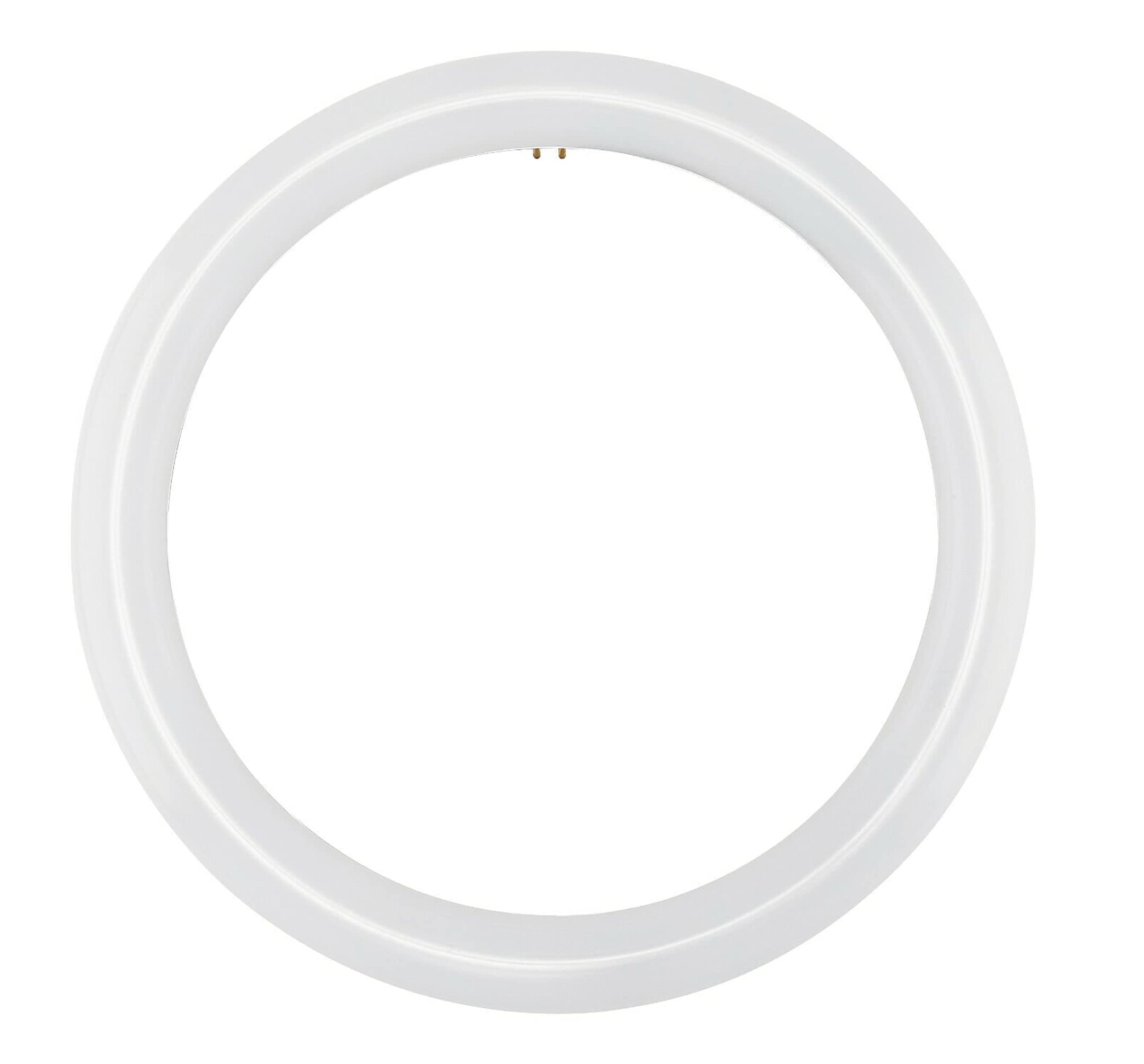 12 Inch/ 12" Plug & Play T9 Circline LED Lamp - Warm White (2700K) Circular Bulb Directly Relamp 32 Watt Fluorescent Bulb FC12T9/WW, FCL32 (without rewiring or modification) - Ballast Required!