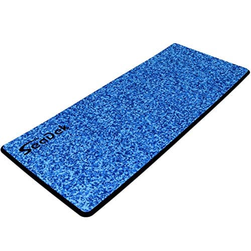 Castaway Customs | SeaDek 13mm Foam | Embossed Anti- Fatigue Helm Station Pad | Non Slip Boat Standing Mat | 3M Adhesive Backing (Camel/Beach Sand, Large)