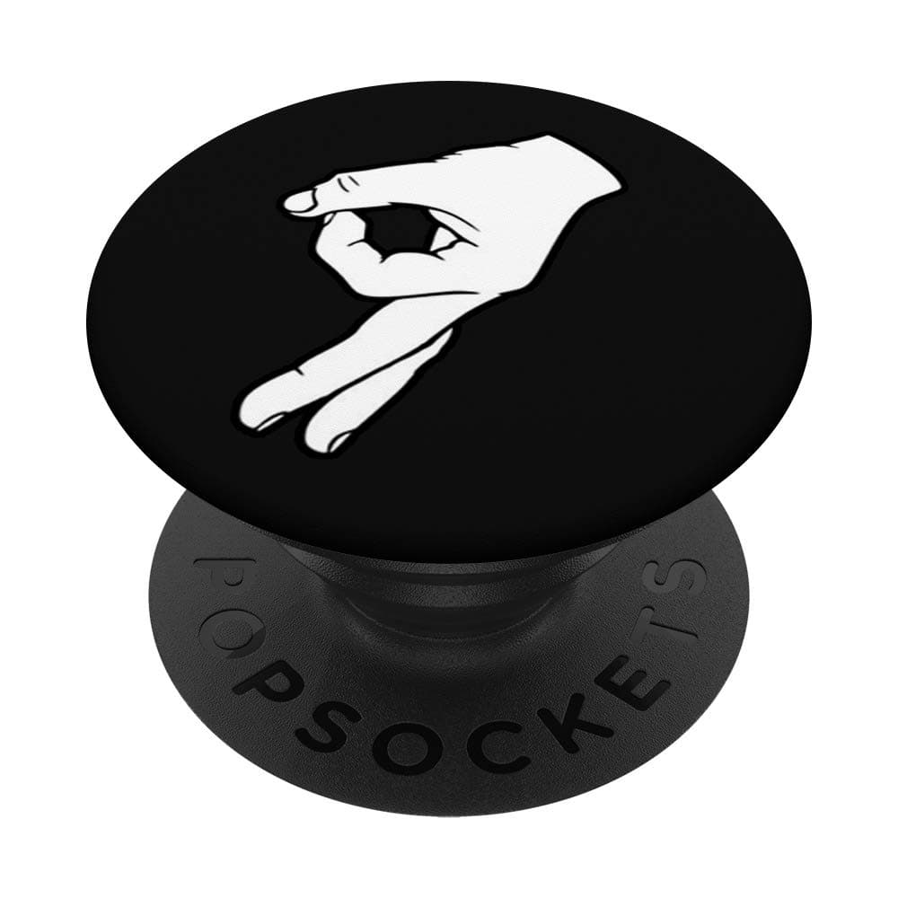 The Finger Circle Punch Game, Prank Meme Design PopSockets Swappable PopGrip