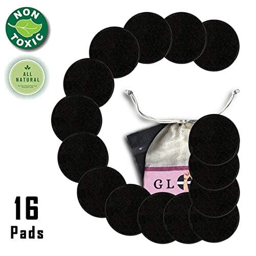 Reusable Makeup Remover Pads | Washable Natural Bamboo Cotton Rounds | Eco-Friendly, Organic & Zero Waste Cloth | Soft facial Washcloth Wipes Make up off the Face |16 Pad with Storage & laundry bags