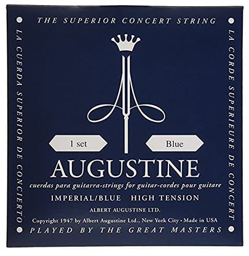 Augustine650477 "Imperials Label" Classical Guitar String Kit - Blue high