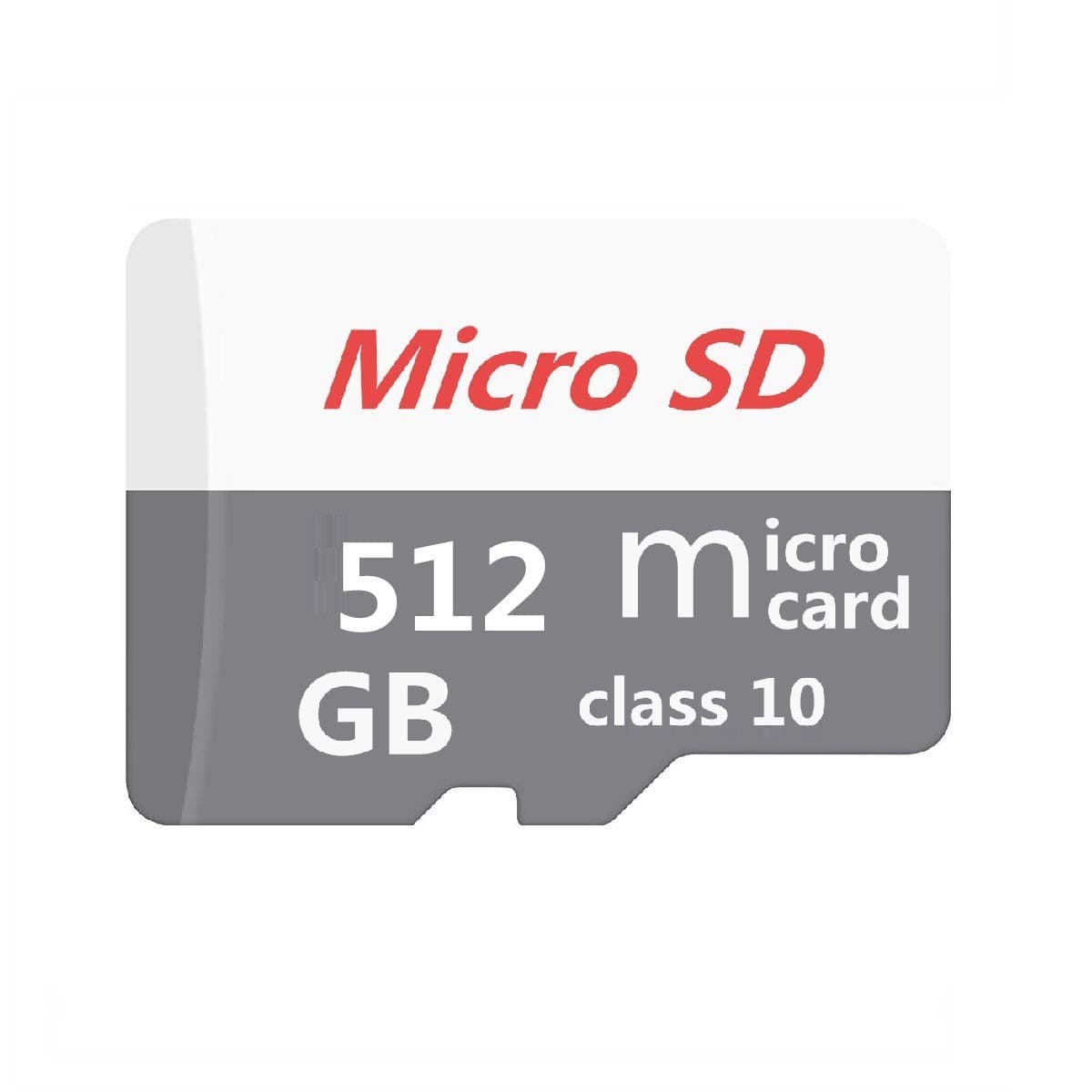 Micro Mini SD Card 512GB, XSRUN Small Memory Card for Micro Mini SD/XC/HC Class 10 UHS-I High Speed Memory Card for Phone,Tablet and PCs - with Free Adapter