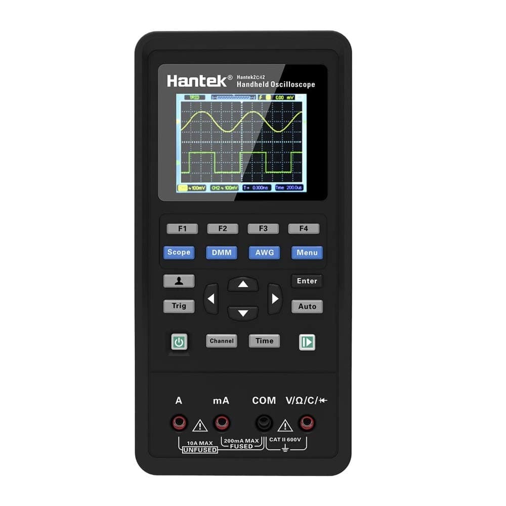 Hantek 2C42 Digital Oscilloscope Multimeter USB Portable 2 Channels 40MHz 250MSa/s Multifunction Tester