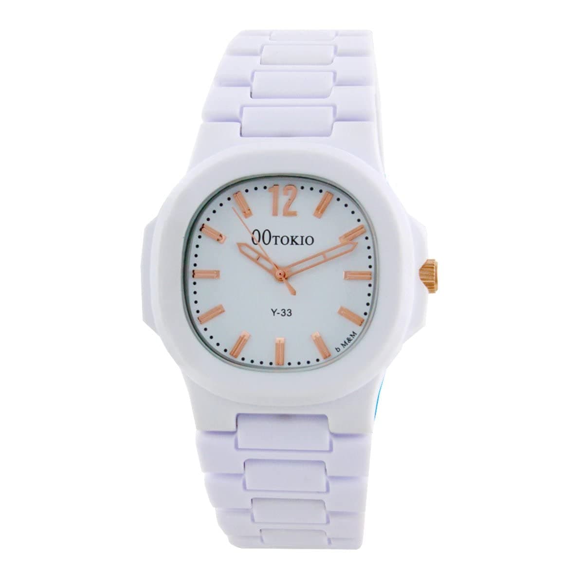 MEN'S WOMEN GIRLS 00TOKIO ULTRA LIGHT POLYCARBONATE WATCH WHITE