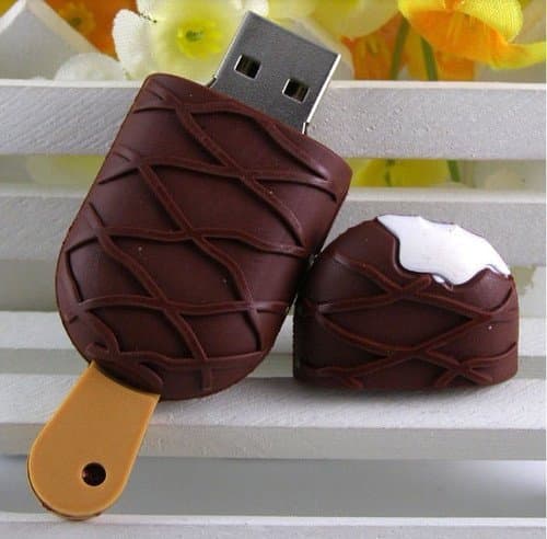 D-CLICK TM 4GB/8GB/16GB/32GB/64GB/Cool USB High Speed Flash Memory Stick Pen Drive Disk (32GB, Ice Cream)
