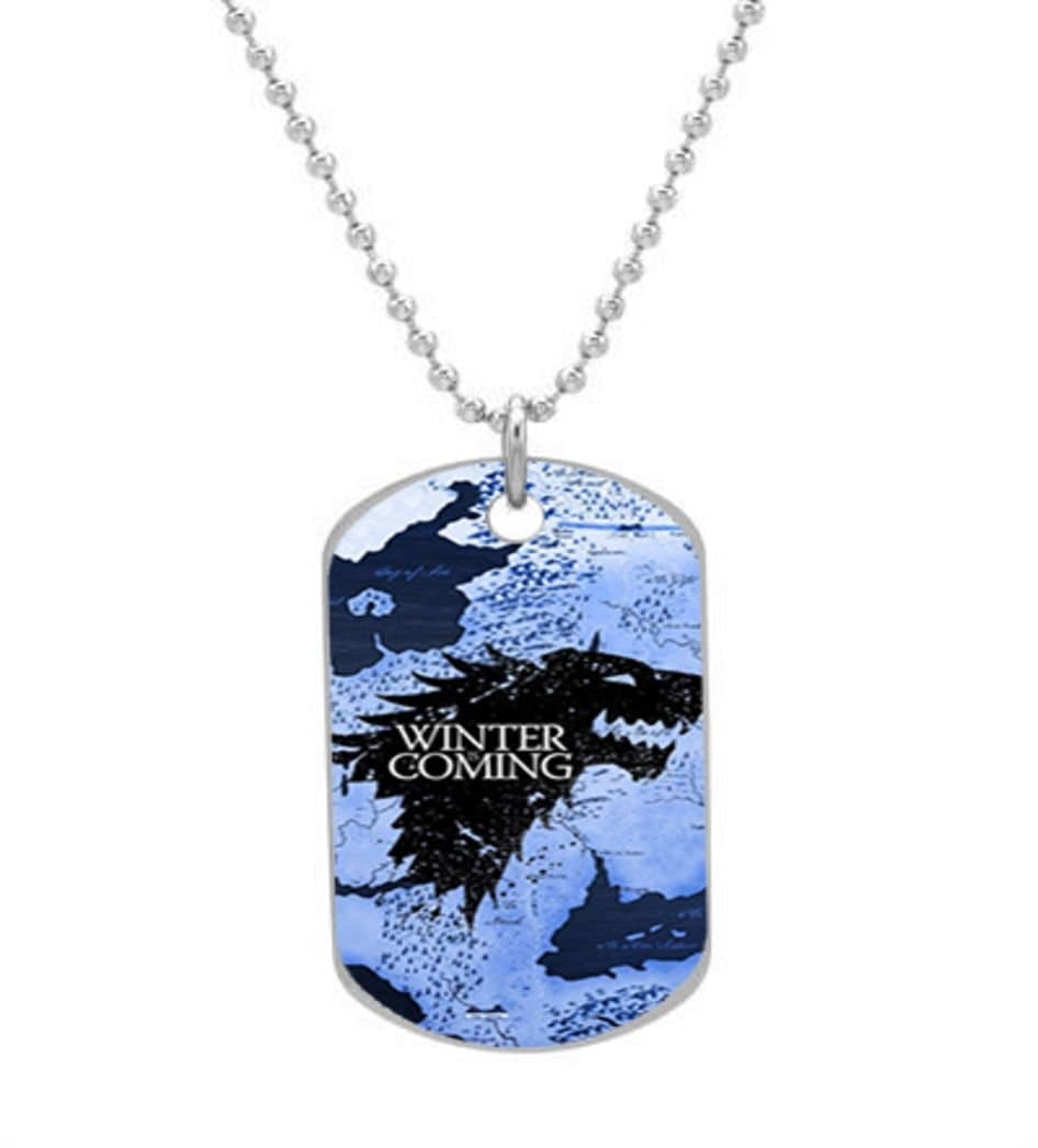 Game of Thrones TV Show Custom Unique Personalized Dog Tag Necklaces, dogtag size About 1.3X 2.1 inches Ideal Gift