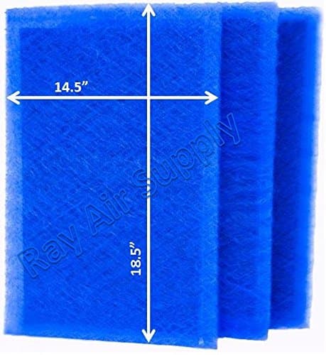 RAYAIR SUPPLY 16x21 Perfect Air Plus Filter Replacement Pads 16x21 (3 Pack)