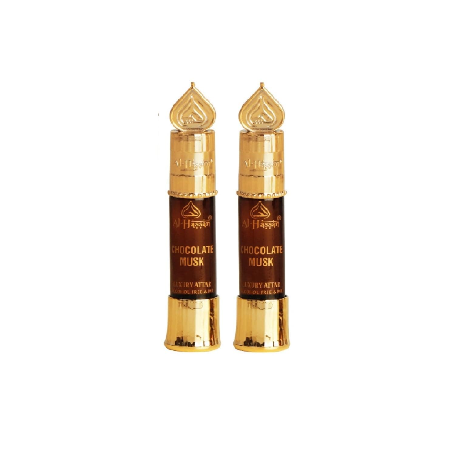 Chocolate Musk Attar For Men & Women - Pack of 2 (6ml Each) | Alcohol Free Attar | Long Lasting & Captivating Fragrance