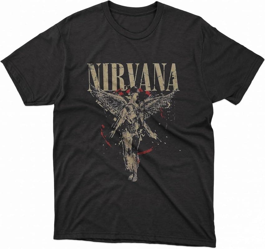 Nirvana™ in Utero Angel Splatter T-Shirt - by Nirvana™ Splatter (US, Alpha