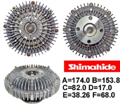 FAN CLUTCH for TOYOTA TUNDRA LANDCRUISER SEQUOIA LEXUS LX570 5.7L V8 16210-38070