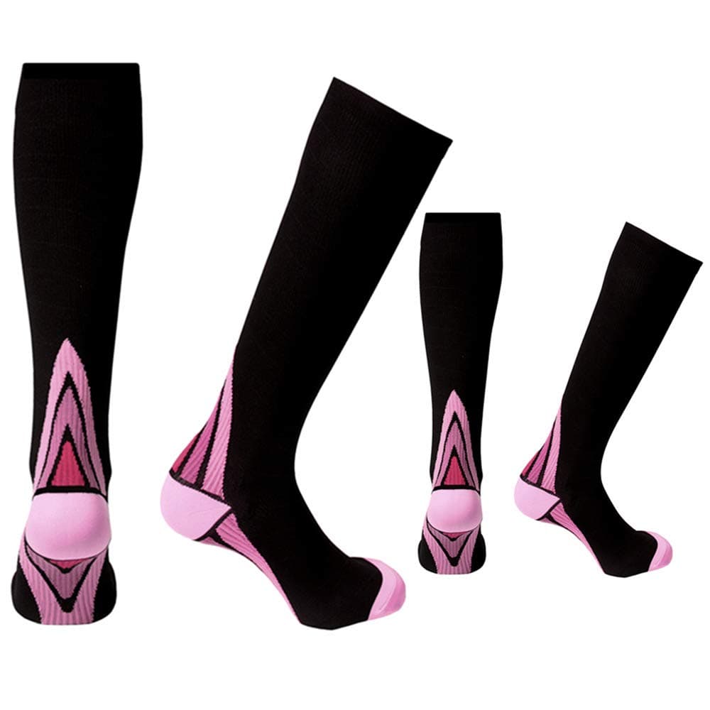 (2pairs)Compression Socks / Stockings for Men & Women Better Blood Circulation, Prevent Blood Clots,Boost Stamina,Circulation, Reduced Fatigue, Speed Up Recovery