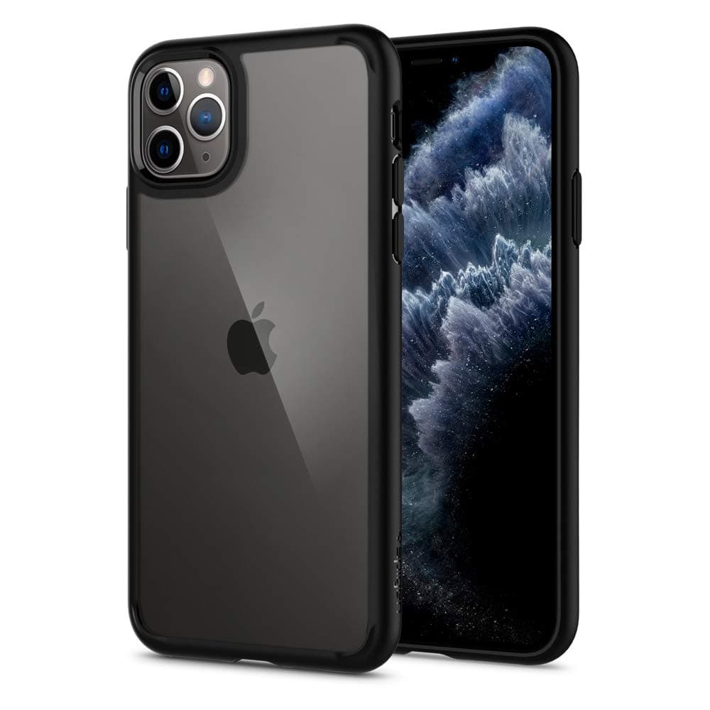 Spigen Ultra Hybrid Case Compatible with iPhone 11 Pro -Matte Black