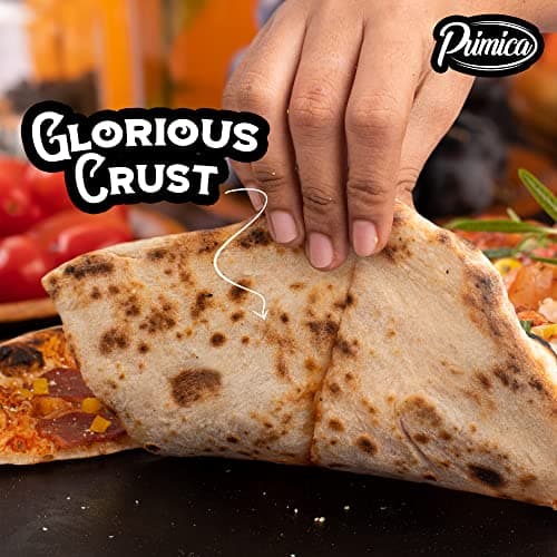 Primica Pizza Steel for Oven - Durable Steel as Alternative to Pizza Stone - High Quality Steel for BBQ Grill and Bakings (13.6” x 13.6”)