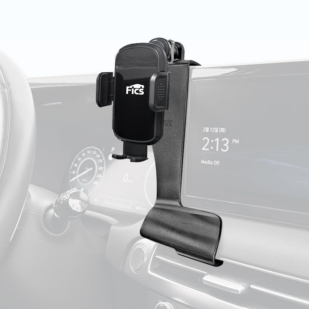 FICS Car Phone Holder for Hyundai Palisade 2023, 2024, 2025 – Custom-Fit Mount for Seamless Display Integration, Interior Accessories for Navigation Use, Stable Driving View