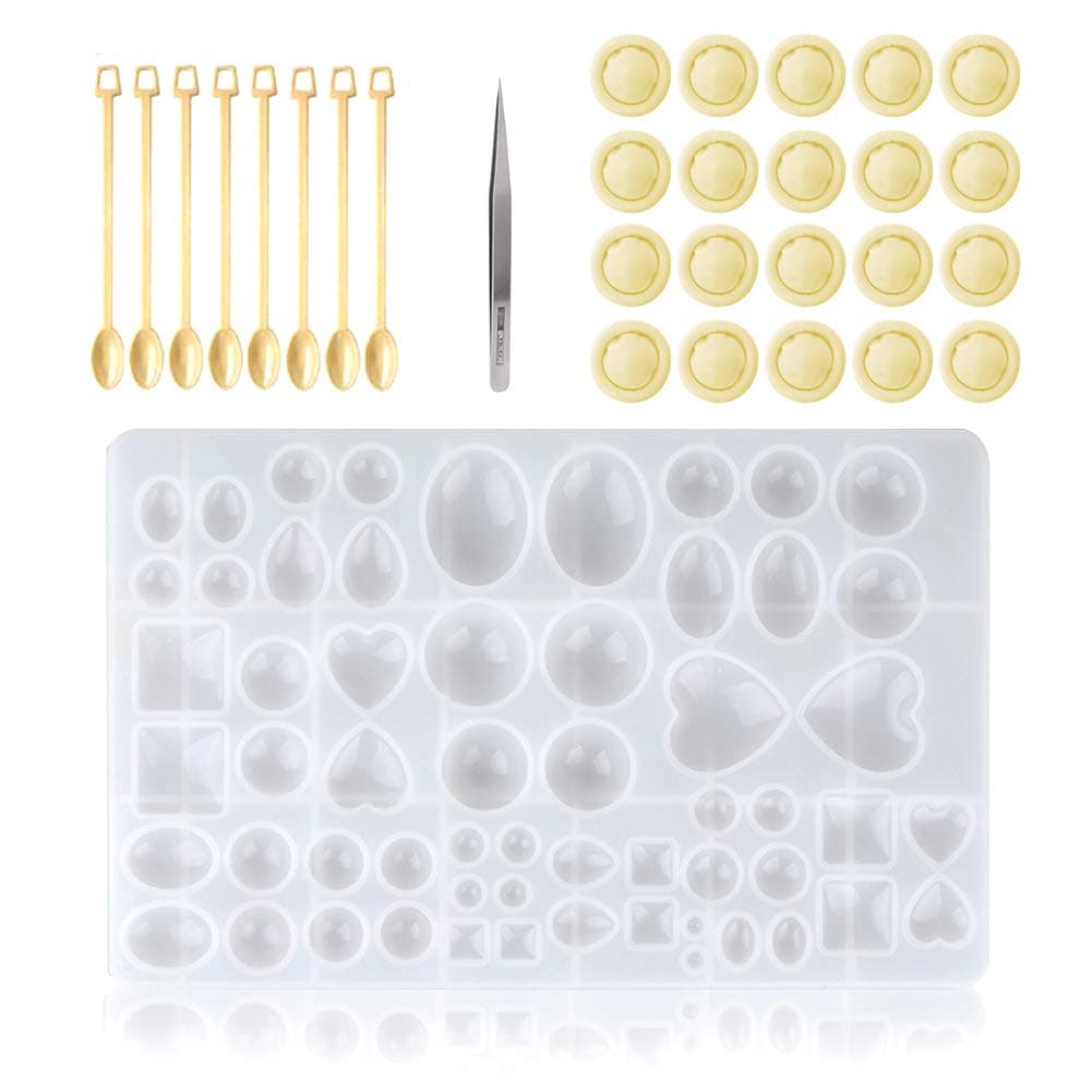 Epoxy UV Crystal Clear Resin Molds for Jewelry