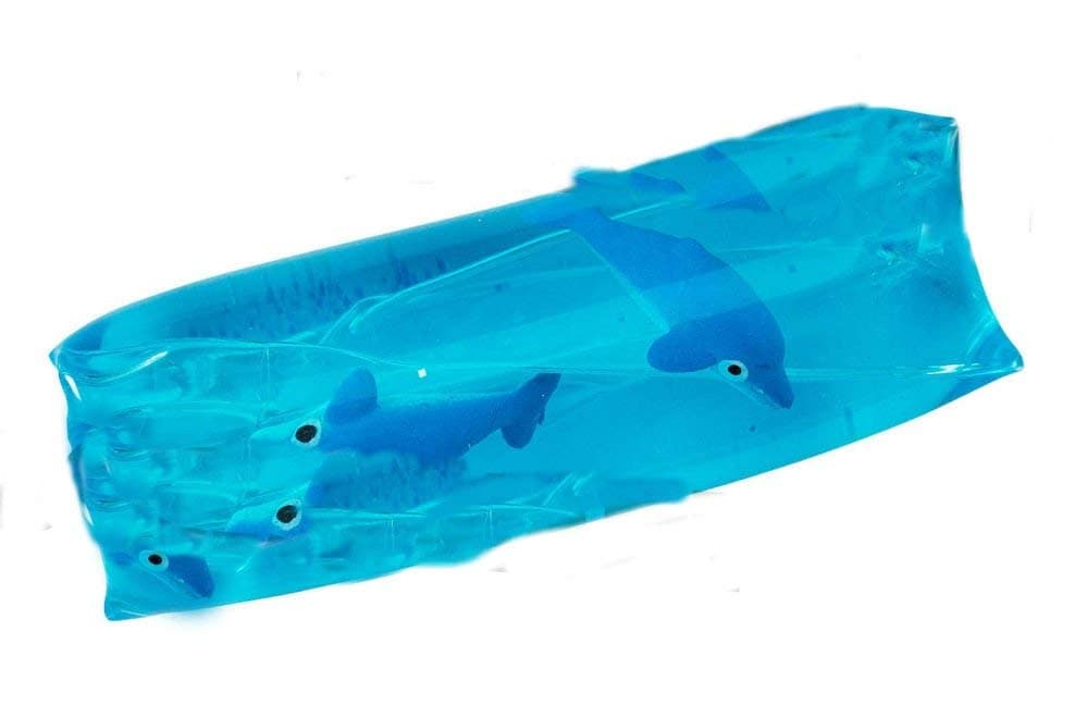 Rhode Island Novelty 4 Inch Dolphin Water Wiggler, One per Order