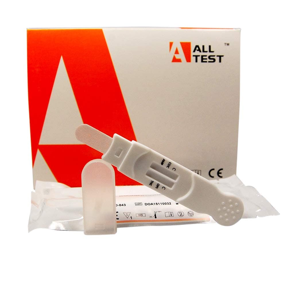 Instant Saliva Drug Testing Kit ~ Screens for 4 Drugs in 1 Test Cannabis ~ Cocaine ~ Heroin ~Amphetamine
