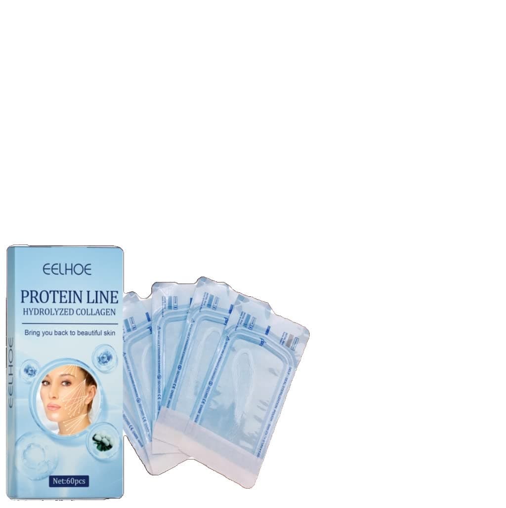 Madi Kay Designs 60pcs Wrinkle Removal Line Facial Filler Anti-Aging Fade Fine Lines Collagen Thread Lifting Firming Repairing Gel Beauty Health