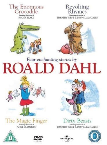 Four Enchanting Stories By Roald Dahl ("The Enormous Crocodile", "Revolting Rhymes", "The Magic Finger" and "Dirty Beasts") [DVD]