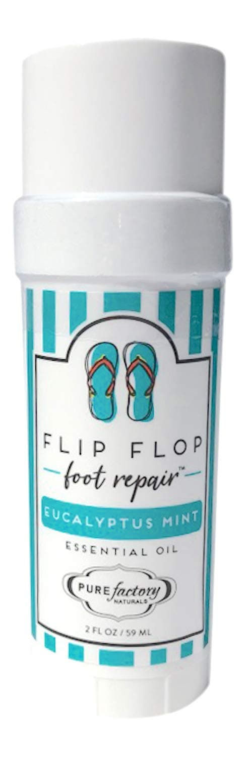 Foot Balm Moisturizer For Rough Heels & Dry, Cracked Feet Get Your Feet Ready for Summer With Our Eucalyptus Mint Flip Flop Foot Repair