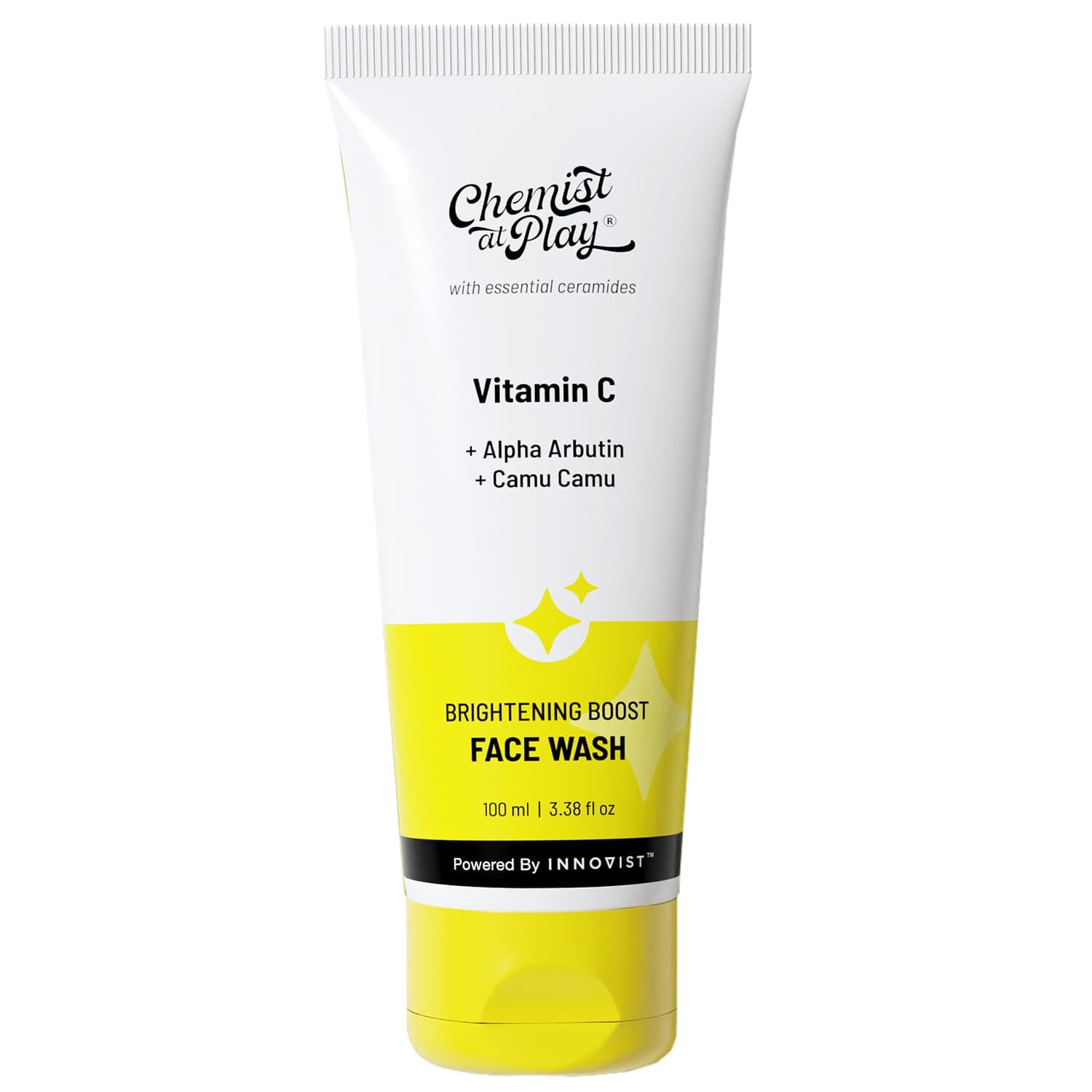 Brightening Boost Face Wash with 30x Vitamin C | Cleans Oil & Dirt | Fades Dark Spots | Boosts Radiance | For All Skin Types | For Men & Women | Vegan | SLS & Paraben Free | 100 ml