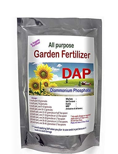 Farmers choice DAP Fertilizer for Home Plants and Gardening Purpose Water Soluble | Di Ammonium Phosphate | Plant Nutrient & Plant Food (750 G.), Granules