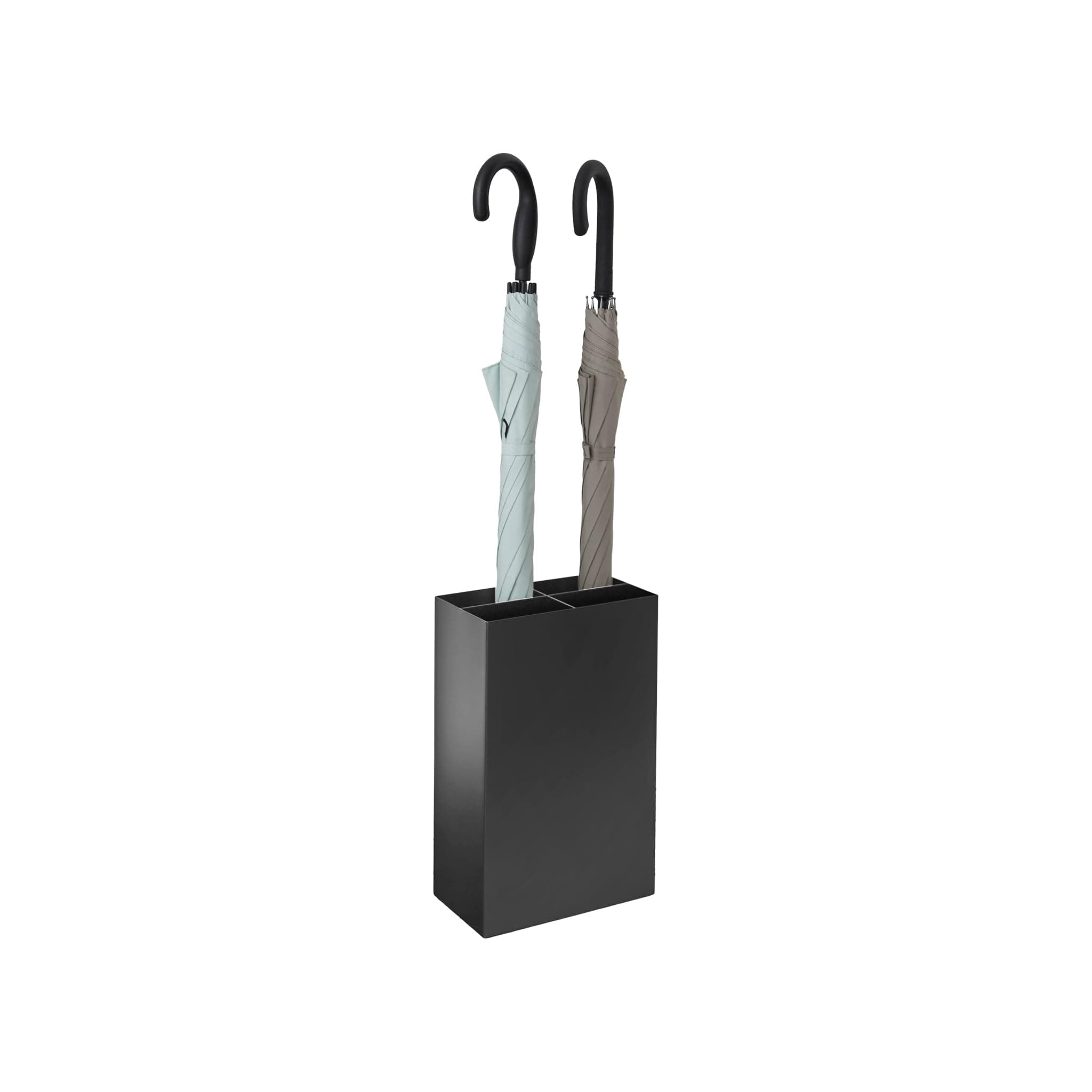 3452 SMART Umbrella Stand, black, Steel/Polypropylene, Minimalist, 23.5 x 12 x 36 cm