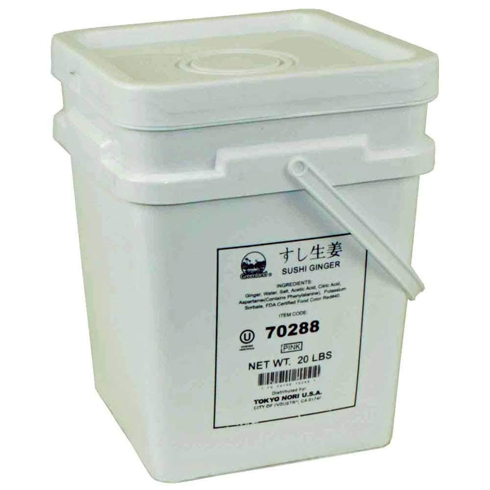 Savor Brands Sushi Pink Pickled Ginger, 20 Pound -- 1 each.