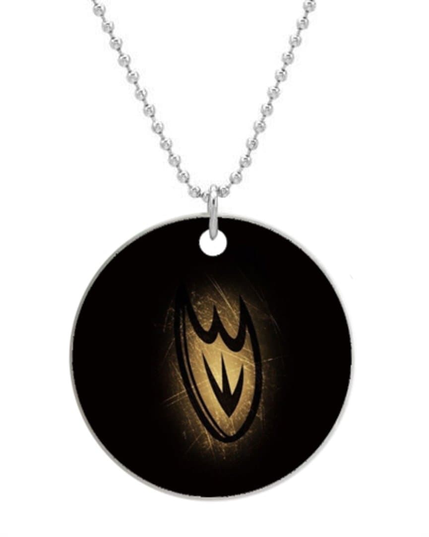 Anaheim Ducks New Round Dog Tag Or Cat Tag with Neck Chain photo (One Side), Dog Tag Size 1.7inches in Diameter,comes with 30" inches inch 2mm Stainless Steel bead chain