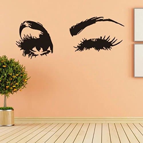 beauty of the eyes personality wall stickers