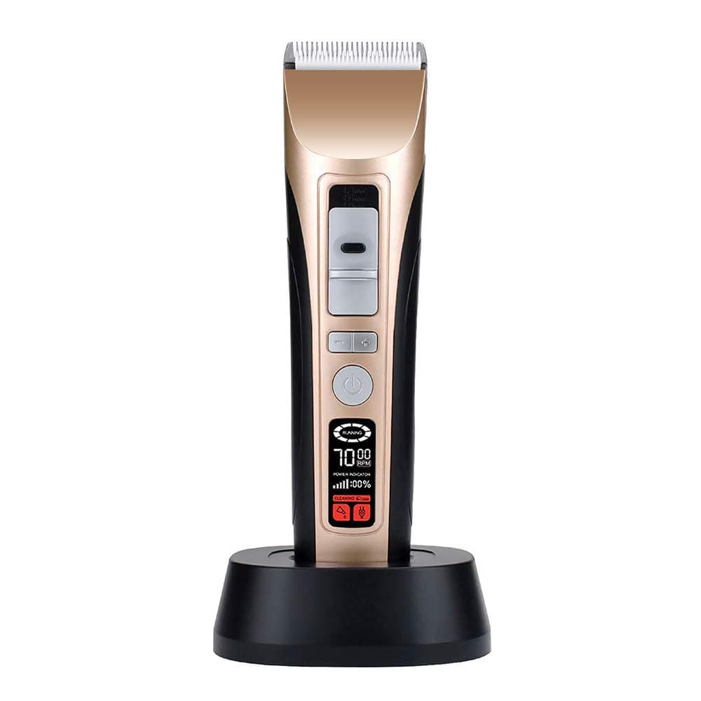 CamKing Pet Grooming Clippers, Electric Rechargeable 9/12 comb Cordless Clippers Kit for Pets Dog Cat (PGC-1)