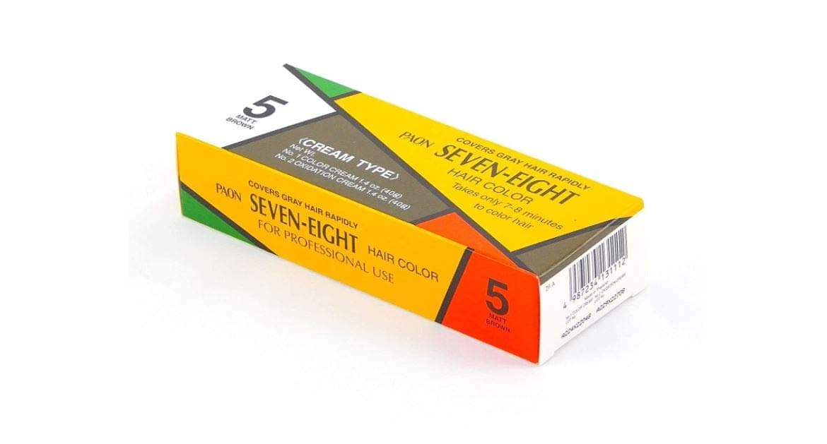 Paon Seven-Eight Permanent Hair Color Kit 5 Matt Brown by N'iceshop